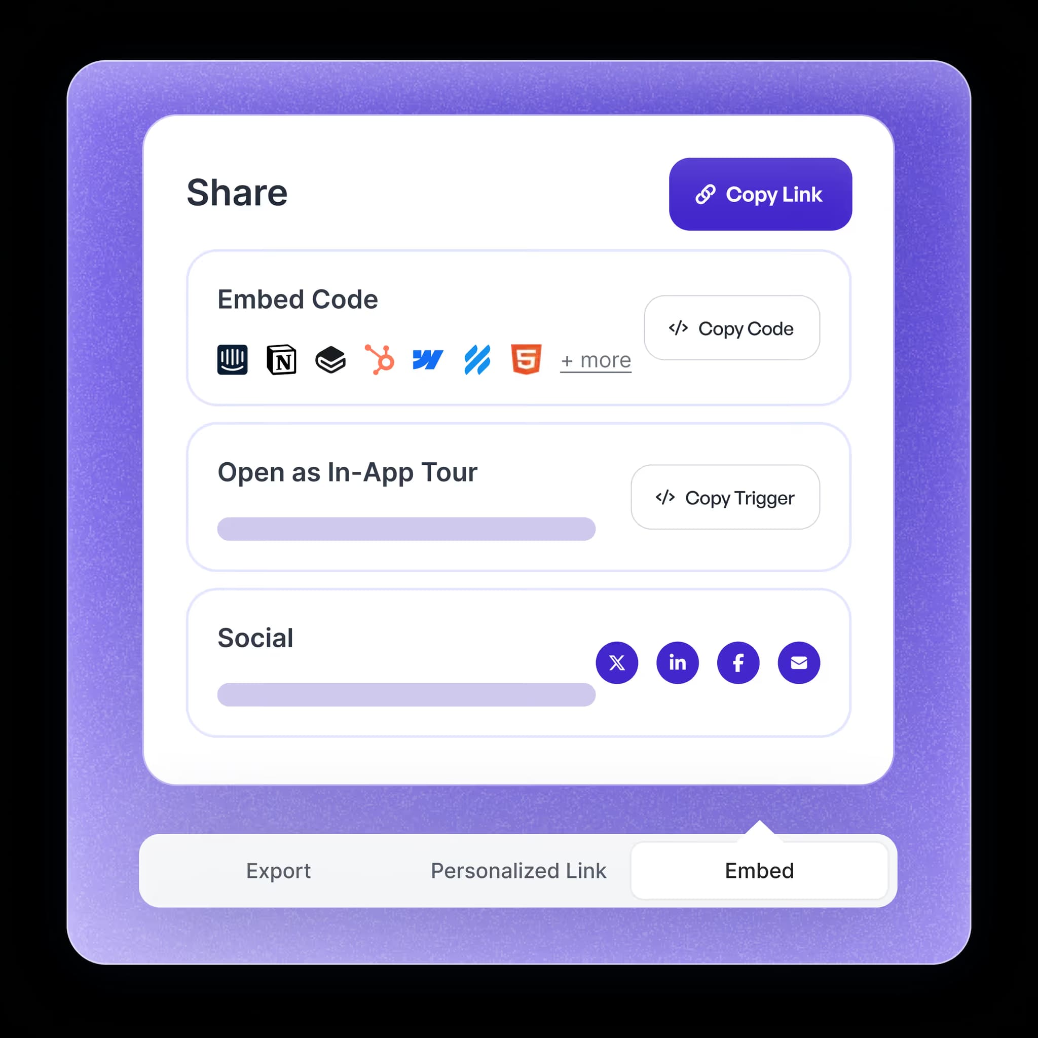 Embed anywhere online