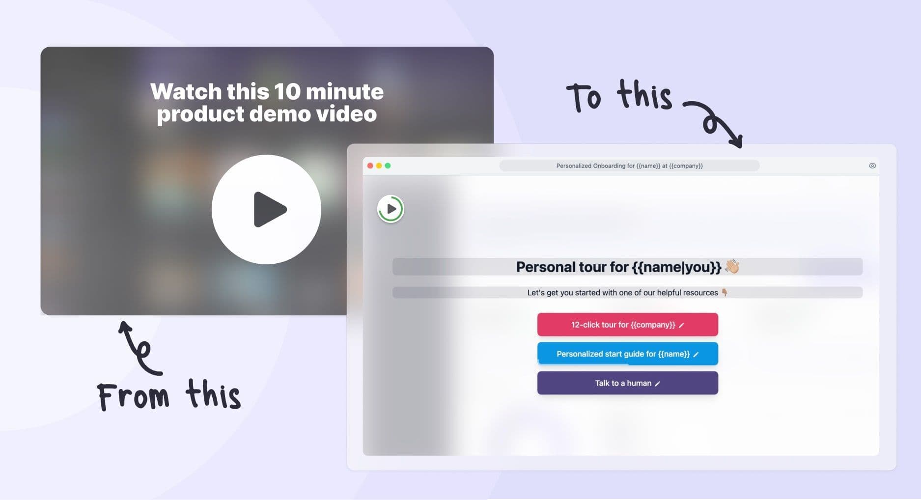 How to convert existing product demo videos into interactive product tours