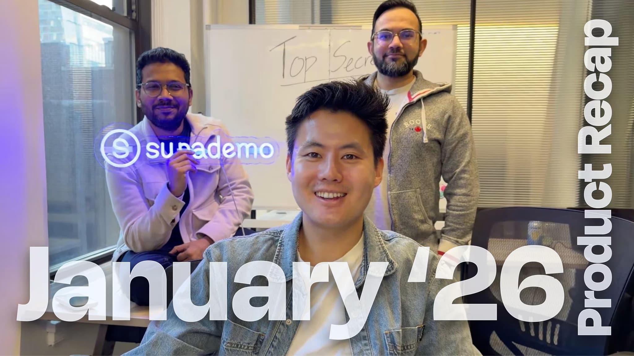 January product update header