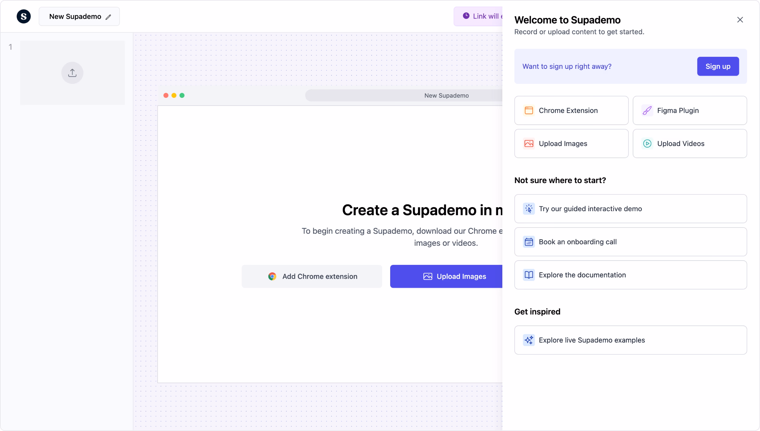Supademo interactive walkthrough builder with guided steps